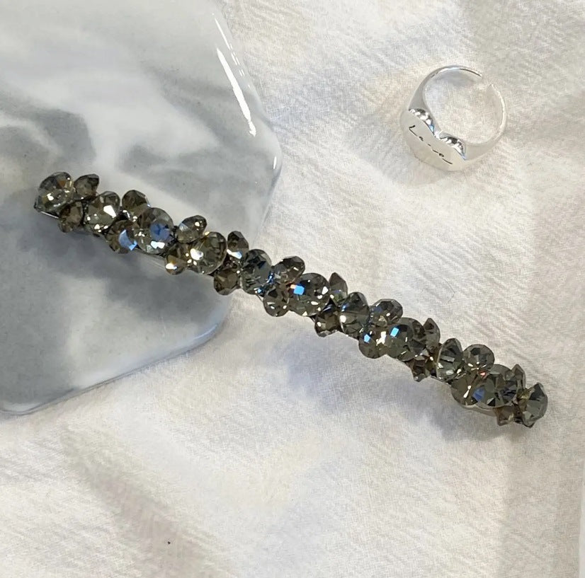 Wholesale Rhinestone Hair Clip Shiny Side Hair Clip